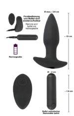 Black Velvets RC Butt Plug - obrazek 3
