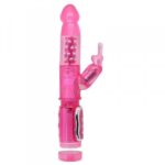 Rotacyjny wibrator z masażerem łechtaczki sex 23cm - obrazek 4