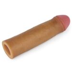 Nakładka na penisa realistyczna silikonowa 17,5 cm - obrazek 3
