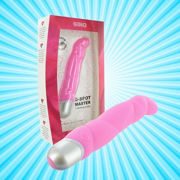 16-21307.jpg FeelzToys - Gino Vibrator Roze - obrazek 1
