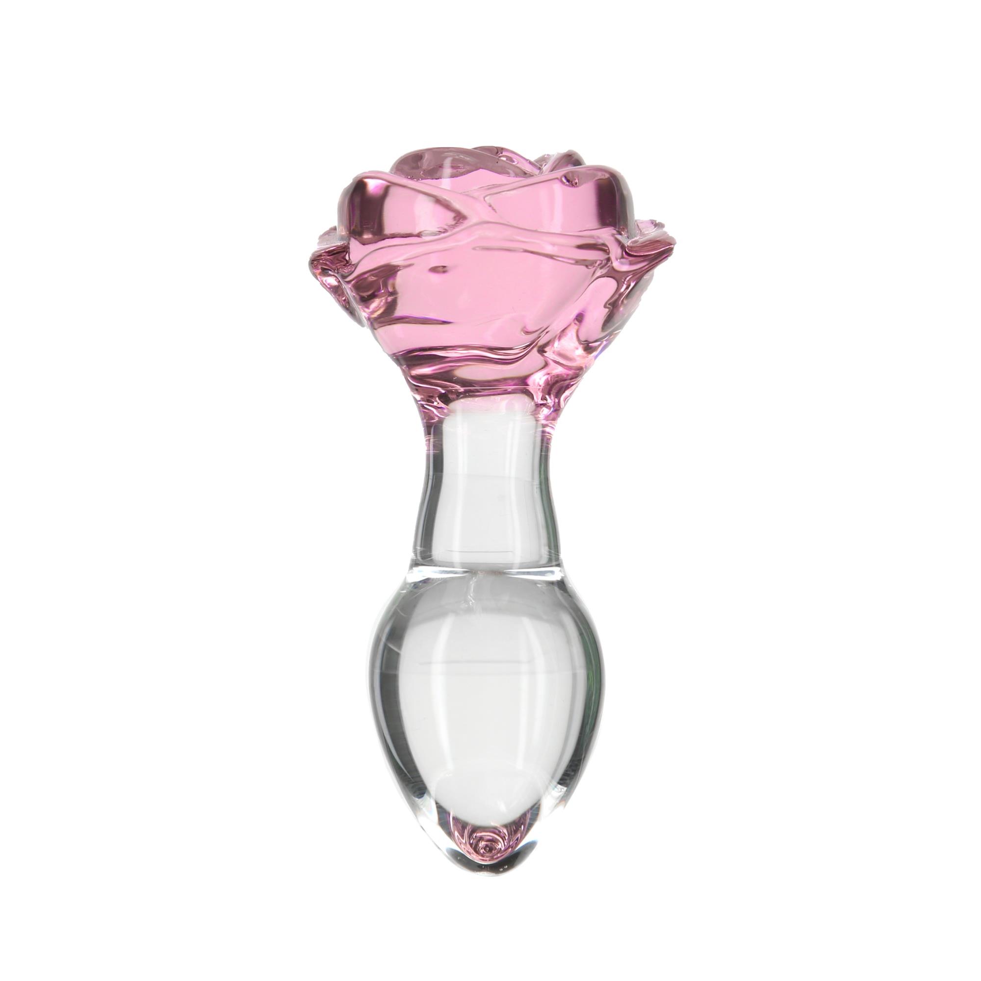 16-33554.jpg Pillow Talk - Rosy Luxurious Glass Anal Plug with Bonus Bullet - obrazek 1