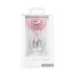 Pillow Talk - Rosy Luxurious Glass Anal Plug with Bonus Bullet - obrazek 2