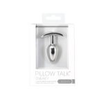 Pillow Talk - Sneaky Stainless Steel Butt Plug with Swarovski Crystal - obrazek 2