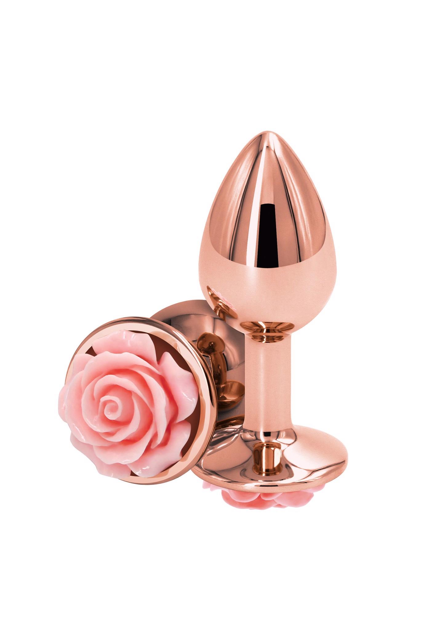 18820_PINK_01.jpg Rose Buttplug Small - obrazek 1