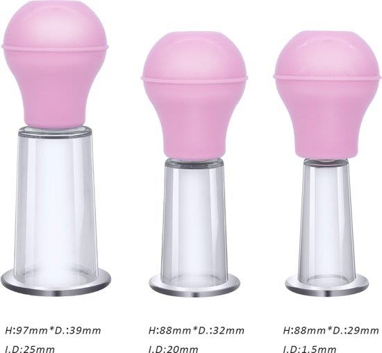 20-BR169-PINK.jpg Nipple stimulator pink 3 - pack smal medium large - obrazek 1