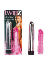 Wibrator-TWINZ VIBRATOR SLEEVE KIT - obrazek 2