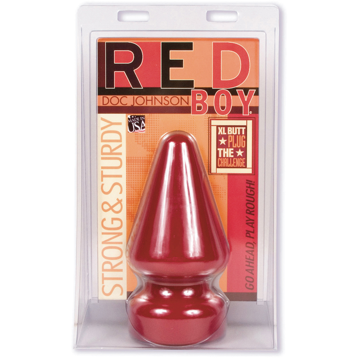 3001090105.jpg Plug-RED BOY LINE XL BUTT PLUG - obrazek 1
