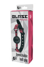 BLAZE BREATHABLE BALL GAG PINK - obrazek 4