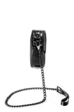 BLAZE COLLAR AND LEASH CROCO BLACK - obrazek 3