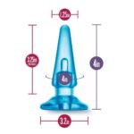 Plug-B YOURS BASIC ANAL PLUG BLUE - obrazek 5
