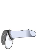Pierścień-PERFORMANCE VS7 COCK & BALL STRAP LARGE - obrazek 6
