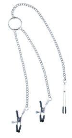 STEAMY SHADES Adjustable Nipple Clamps and Tweezer Clit Clamp - obrazek 2