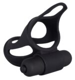 Klatka silikonowa na penisa i jądra wibrująca sex - obrazek 7