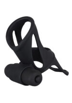 Klatka silikonowa na penisa i jądra wibrująca sex - obrazek 4