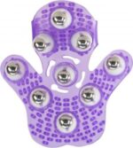 Roller Balls Massage Glove - Purple