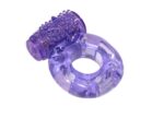 Cockring with vibration Rings Axle-pin purple - obrazek 2