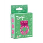 Cockring with vibration Rings Axle-pin pink - obrazek 4