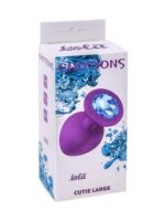 Zdobiony kolorowy korek plug analny silikon 10c