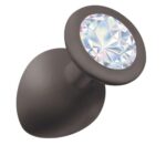 Zdobiony kolorowy korek plug analny silikon 10c - obrazek 3