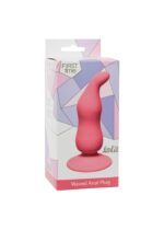 Plug-Anal Plug Waved Anal Plug Pink - obrazek 2