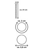 Szpila do penisa dilator metalowy stalowy bdsm 24c - obrazek 4