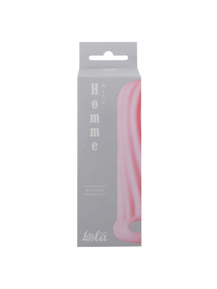 57-7007-02.jpg Penis sleeve Homme Wide Pink for 11-15cm - obrazek 1