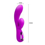Wibrator sterowany aplikacją 12trybów usb 19cm sex - obrazek 5