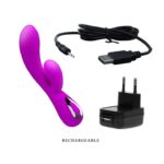 Wibrator sterowany aplikacją 12trybów usb 19cm sex - obrazek 7