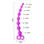 Kulki analne z wypustkami koraliki sex sonda 28cm - obrazek 4
