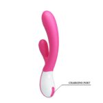 Wibrator ze sterowaniem głosowym i masażerem 21cm - obrazek 8