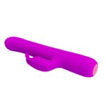Falujący wibrator z masażerem łechtaczki 17cm usb - obrazek 5