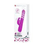 Falujący wibrator z masażerem łechtaczki 17cm usb - obrazek 10