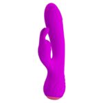 Wibrator z masażerem łechtaczki 17cm usb 12trybów - obrazek 3