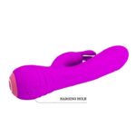 Wibrator z masażerem łechtaczki 17cm usb 12trybów - obrazek 8