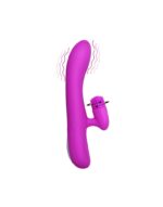 Wibrator króliczek z masażerem 20cm usb 7 trybów - obrazek 2