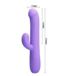 Wibrator rotacja masażer łechtaczki 12tryb 23cm - obrazek 6