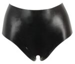 Crotchless latex panties S - obrazek 7