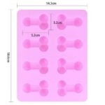 Foremka lód mini penis drink wieczór panieński - obrazek 3