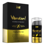 Żel do miejsc intymnych dla kobiet i mężczyzn Vodka Energy Vibration. Wibrator w żelu. Stymulacja i pobudzenie. - obrazek 4