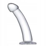CURVED dildo na przyssawce 16 cm - obrazek 2