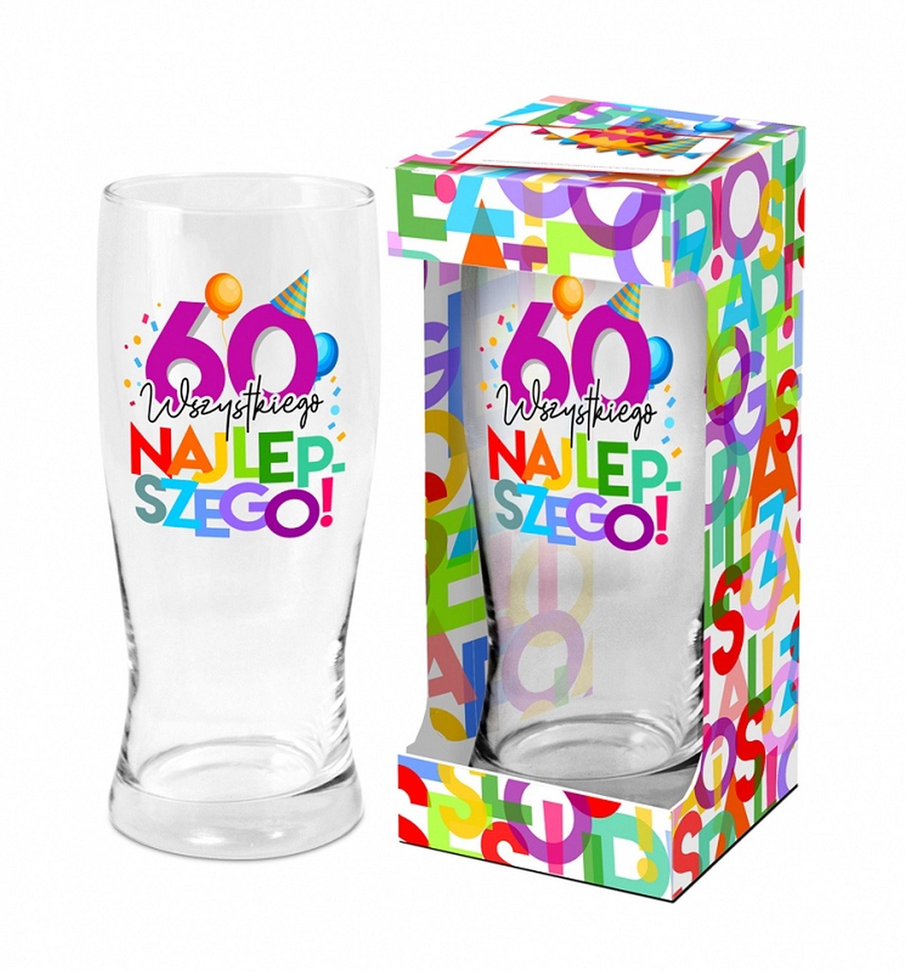 25-00188.jpg Urodzinowe Literki - szklanka do piwa 500ml. 60-tka - obrazek 1