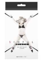 Wiązania-SINFUL BED RESTRAINT STRAPS BLACK - obrazek 4