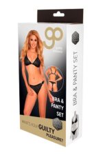 Bielizna-GP PRINTED BRA & PANTY SET, S
