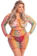 POT OF GOLD 2 PC SKIRT SET PLUS SIZE - obrazek 2