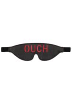 Bonded Leather Eye-Mask """"Ouch"""" - With Elastic Straps - obrazek 2