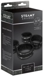STEAMY SHADES Wrist to Ankle Cuffs - obrazek 3