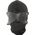 Maska na oczy ze skóry naturalnej. Gadżet erotyczny dla dorosłych. - obrazek 5