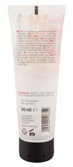 Żel rozgrzewający do masażu erotycznego ciała 80ml - obrazek 3
