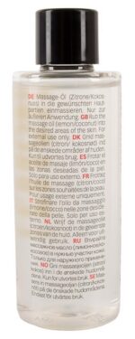 Olejek do masażu erotycznego kokos cytryna 100ml - obrazek 3