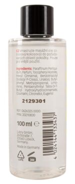 Olejek do masażu erotycznego kokos cytryna 100ml - obrazek 2